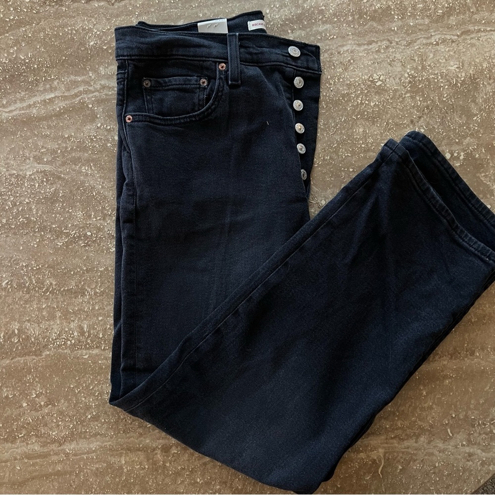 Levi's Ribcage straight ankle jeans